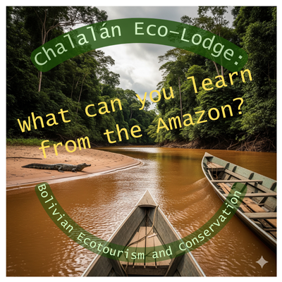 Thumbnail for Wanderlust Whisperz podcast episode about Chalalán Ecolodge in Bolivia.